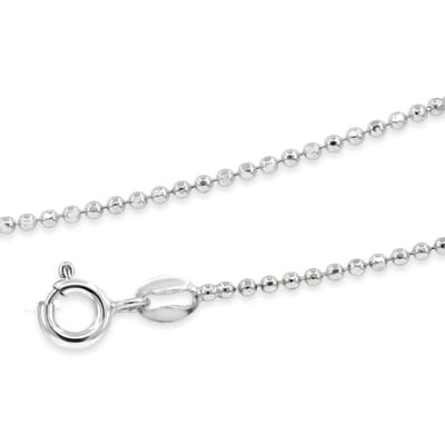 Xiu Jewels - Zilver 925 - Kinderketting - Bolletjes 1.0 mm - 38 cm