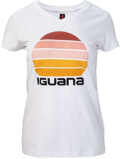 Iguana Rioki T-shirt Met Korte Mouwen Wit XL Vrouw
