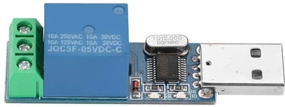 Dailygoods - Dailygoody - E-3 USB Relais Module - Smart USB Besturingsschakelaar - Professionele Kwaliteit - Compact Formaat - Hoge Prestaties - Ideaal voor Automa