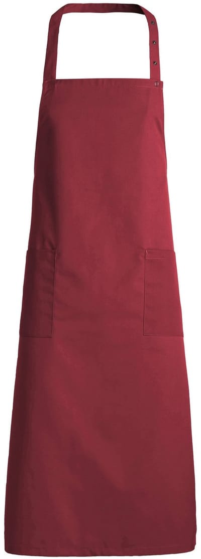Kentaur Bib apron w. pockets 30340-102 - Bordeaux - 2