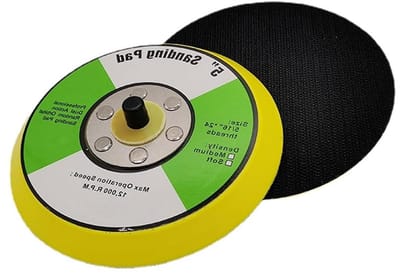Sanding Disc 125 mm met M8 Schroeven - 5 Inch Achterste Schijven voor Schuren, Polijsten en Waxen