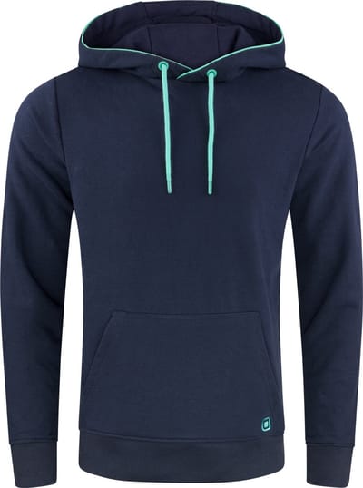 riverso Heren trui RIVSandro regular fit Blauw M Volwassenen Sweat Hoodie met Capuchon