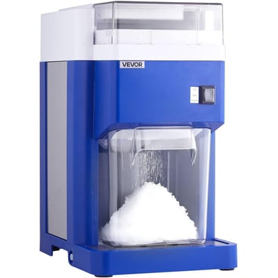 Machine à granités électrique commerciale, grande capacité 1,91 QT / 1,8 L, fine et duveteuse avec moteur 300 W, lames en acier inoxydable, fabricant de glace pilée