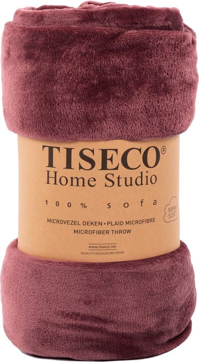 Tiseco Home Studio - Plaid COSY - microflannel - 220 g/m² - 150x200 cm - Apple butter