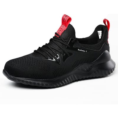 Werkveiligheidsschoenen voor heren Lichtgewicht beschermende werksneakers Stalen damesneusschoenen Anti-smashing Anti-piercing veiligheidslaarzen 37