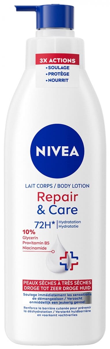 Nivea Repair & Care Lichaamsmelk 72H 10% Glycerine 250 ml