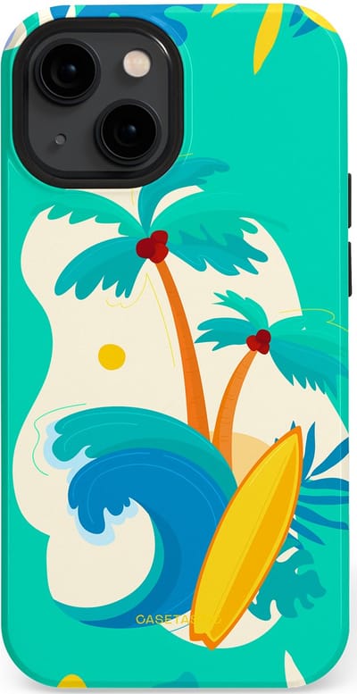 Casetastic Hoesje Geschikt voor Apple iPhone 13 Mini Magsafe - Stijlvolle Beschermende Duo-layer Case - Golvennoot