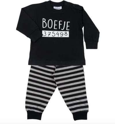 Fun2wear Boefje Pyjama - Zwart - Maat 98