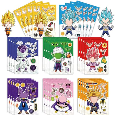 Dragon Ball Gelukkige Verjaardag Decoratieset Tafelkleed Bord Servet Beker Taartdecor Feestmuts Babyborrel Dragon Ball Feestartikelen