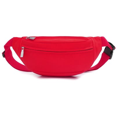 Sac de poitrine, Sac bandoulière de sport pour hommes et femmes, Sac japonais à une épaule, Sac banane cadeau pour l'alpinisme et le voyage rouge