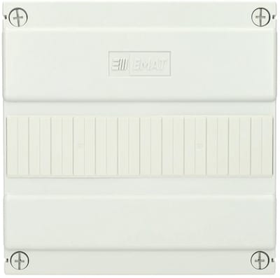 EMAT lege groepenkast 1-rij 12 modules 220x225mm - wit (85260100)