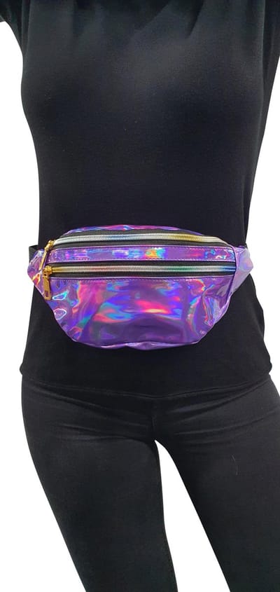 Heuptasje Paars - Buideltasje - Fannypack - Cross body - Carnaval - Festival