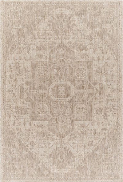 SURYA Linda vloerkleed jute-look beige - binnen en buiten