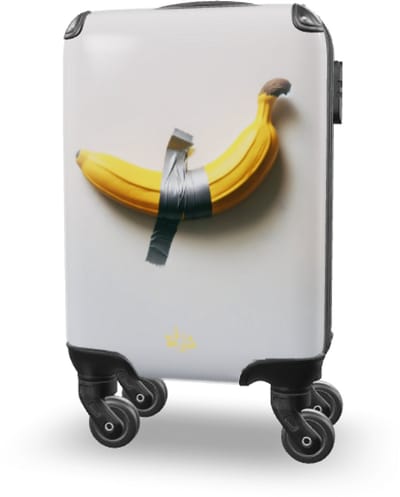 lets go bananas expensive art suitcase - Meerdere kleuren - Large: 67x43x25 cm.