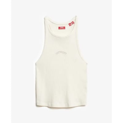 Sporttop met racerback en logo voor dames Superdry Essential