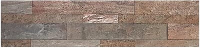 Zelfklevende Steenstrip - Natuursteen - Koper Shine - Reliëf - 60x15cm