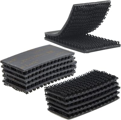 Dubbelslot Montage Tape 1"x2" - 10 Stuks, Herschuifbare Bevestigingstape, Zwart