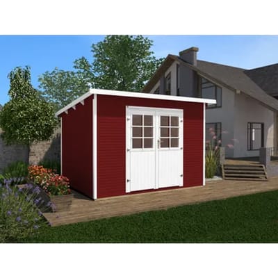 Weka Tuinhuis 219 - Rood - 235x240cm