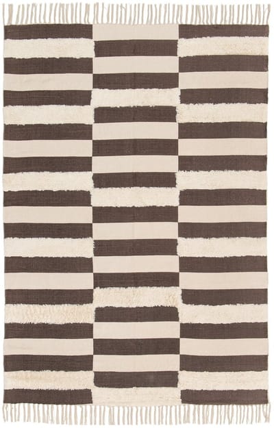 AFK Living - Getuft tapijt van 100% katoen EBONY