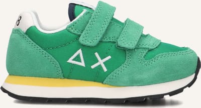 Sun68 Boys Tom Solid Sneakers - Jongens - Groen - Maat 25