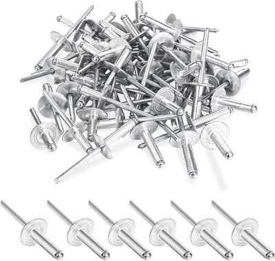 Aluminium Blindklinknagels - Blindklinknagel Assortiment - Industrieel - 4,8 x 12 mm - Houtbewerking - Kunststof - Geschikt voor Plaatbewerking