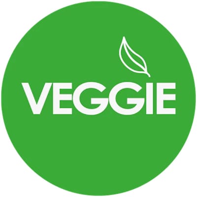 250x Vegan Veggie Voedseletiketten | Stickers op Rol | HACCP | Extra Plakkend | Koelkastbestendig | 25mm