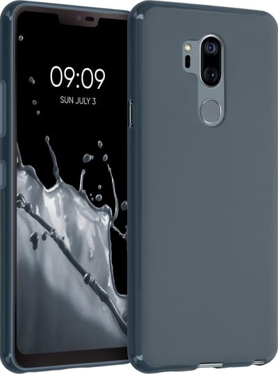 kwmobile telefoonhoesje geschikt voor LG G7 ThinQ / Fit / One - Hoesje voor smartphone - Back cover in leisteen