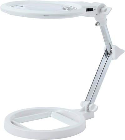 Vergrootglas Tafelklem met LED Licht voor Hobby en Reparatie