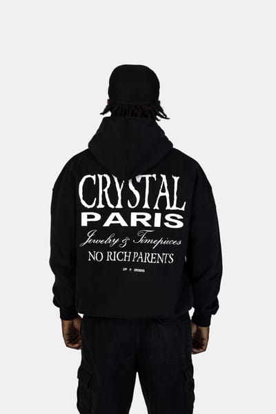 Crystal Paris Oversized hoodie Rich