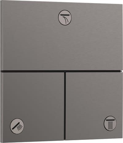Hansgrohe ShowerSelect Comfort E Afbouwdeel Inbouwthermostaat Brushed Black Chrome