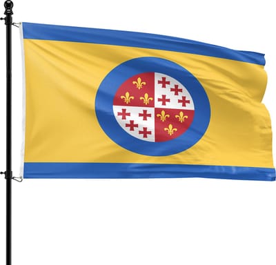 VlagDirect - Harlingen vlag - Gemeente Harlingen vlag - 90 x 150 cm.