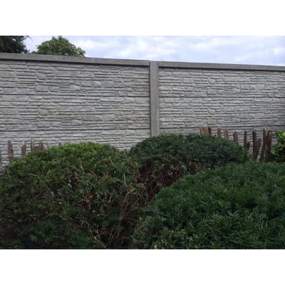 Intergard Beton schutting Mountain enkelzijdig 200x193cm