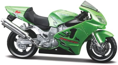 Maisto Kawasaki Ninja Zx-12R - Modelauto - Schaal 1:18 - Groen Metalic
