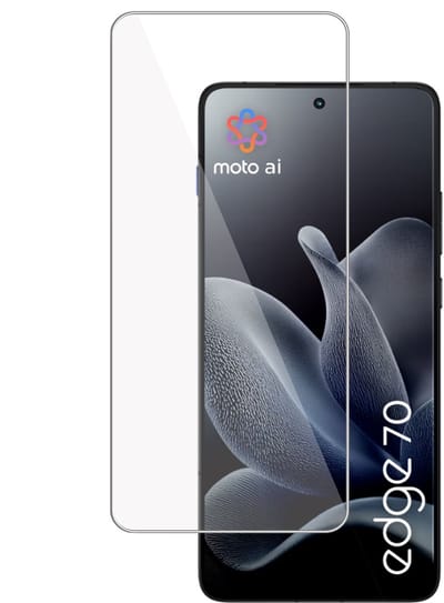 TechNow Screenprotector geschikt voor Motorola Edge 70 Screenprotector - Gehard Glas - Rounded - Proteqt+