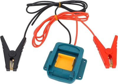 Auto Startkabel Adapter - Noodstroom Hulp - Voertuig Starten - Robuuste 11AWG Kabels - Tot 3.5 Liter - Zwart