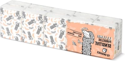 Zakdoeken Sensitive - Papieren zakdoekjes - Hygiënisch gebruik - Ultra zacht - 10 stuks - Wit