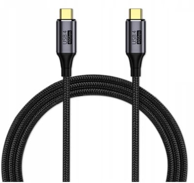 Kabel USB 4.0 Thunderbolt USB-C 40 Gbps 100W 8K 60Hz (0.5 m)