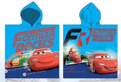 Disney Cars - Badponcho - 120 x 60 cm. - Handdoek Poncho - 100% katoen