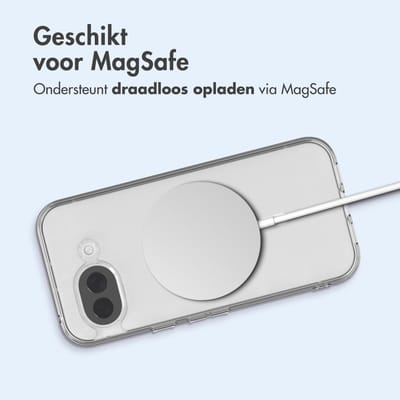 imoshion Hoesje - Geschikt voor Google Pixel 10a - Protective Backcover met Magnetische Ring - Transparant
