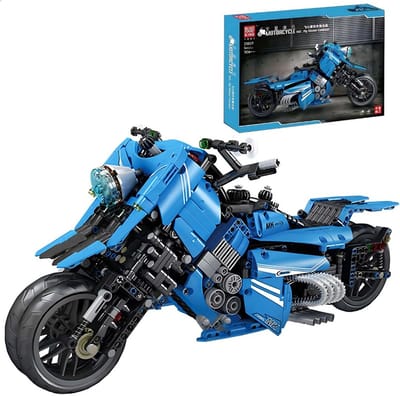 Mould King 23009 Classic Motorcycle bouwpakket | City Racing champions adventure | Expert creator motorfiets modelbouw | Technische motor speelgoed bouwpakketten voor kinderen en volwassenen | Speed auto geschikt voor Lego | bouwdoos met 1536 bloks