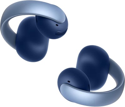 soundcore AeroClip by Anker - Oordopjes met open oor - Clip-on hoofdtelefoon - Adaptief comfort - Heldere gesprekken met 4 microfoons en AI - Stabiele pasvorm - 12mm drivers voor helder geluid - Blauw