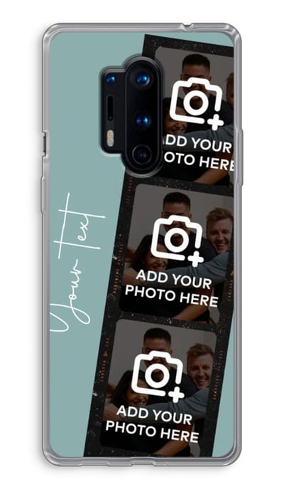 Gepersonaliseerd - Case Company® - Hoesje geschikt voor OnePlus 8 Pro hoesje - Filmrol N°1 - Soft Cover Telefoonhoesje - Bescherming aan alle Kanten en Schermrand