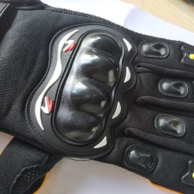 Skateboard Handschoenen - Slide Handschoenen - Downhill Longboarden - Versterkte Bescherming - One Size - Zwart Geel