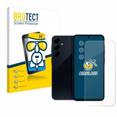 Screenprotector voor Samsung Galaxy A35 5G (Voor+Camera) Beschermglas transparant