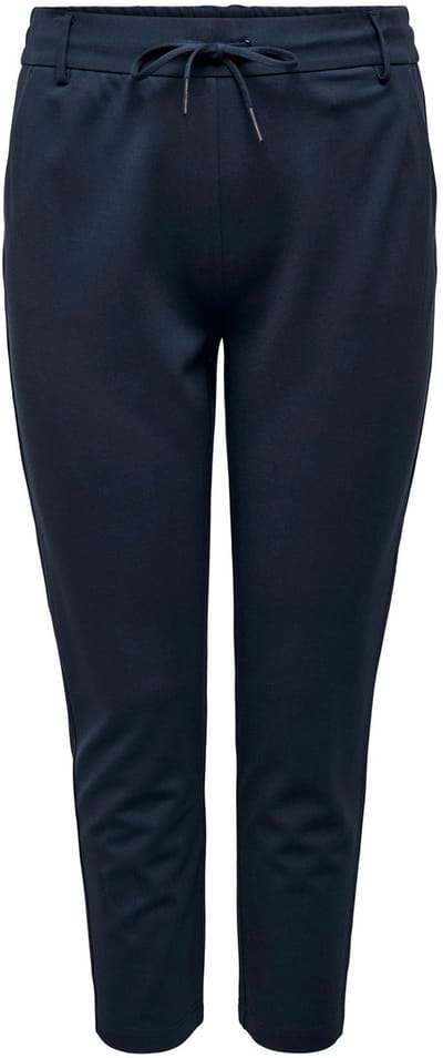 ONLY CARMAKOMA Dames Stijlvolle Broek Poptrash Paperback Stretch Broek Grote Maat Curvy Plus Formaat