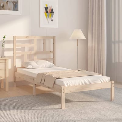 vidaXL - Bedframe - massief - hout - 90x190 - cm