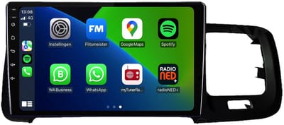 CarPlay autoradio geschikt voor Volvo S60 | 2010 t/m 2018 | Android 13 | Draadloos Apple CarPlay & Android Auto | 2GB + 32GB | 8-Core processor | Davilon | 2025 model | 2010 2011 2012 2013 2014 2015 2016 2017 2018 | Bluetooth & Wifi
