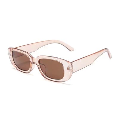 Freaky Glasses - Zonnebril classic model - Festival bril - Techno - Rave glasses - Heren - Dames - Transparant bruin