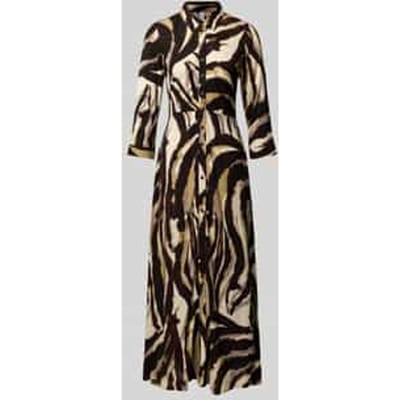 Maxi-jurk met knoopsluiting, model 'SAVANNA'