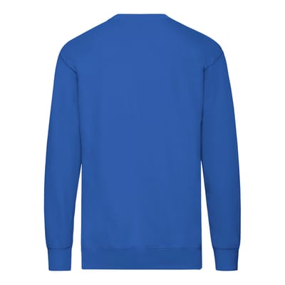 Fruit of the Loom Uniseks Lichtgewicht Sweatshirt met Inzet voor Volwassenen (Koningsblauw)